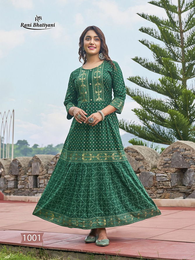 Rani Bhatiyani Apsara 1 New Fancy Wear Wholesale Kurti Collection 